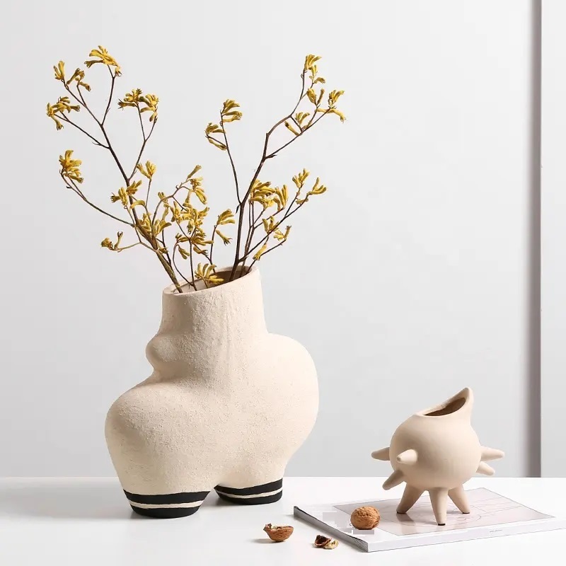 Ваза White sand ceramic vase