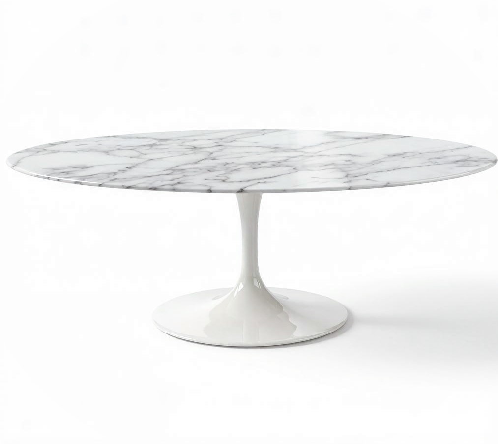 Стол Tulip Oval Marble