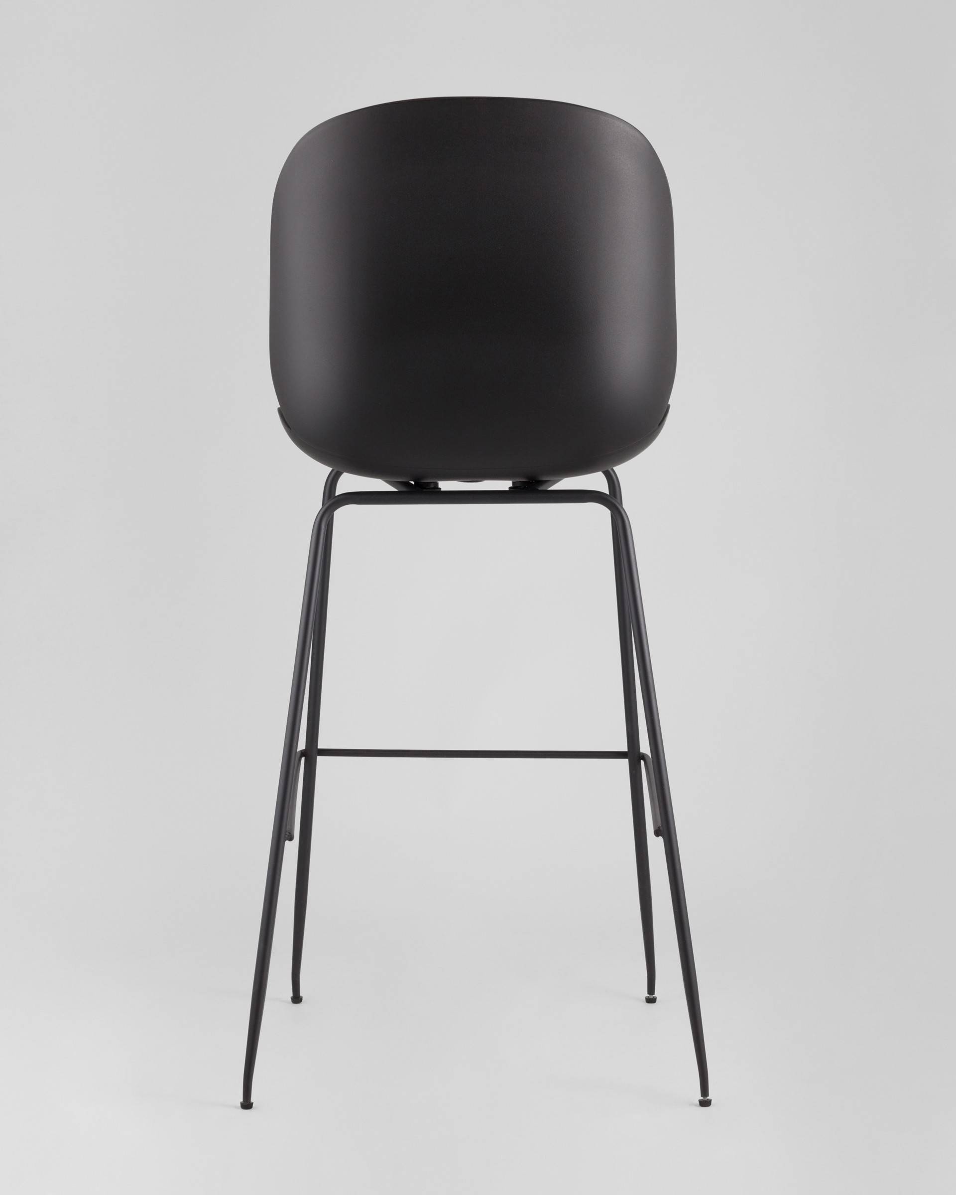 Стул барный Beetle PU со спинкой коричневый