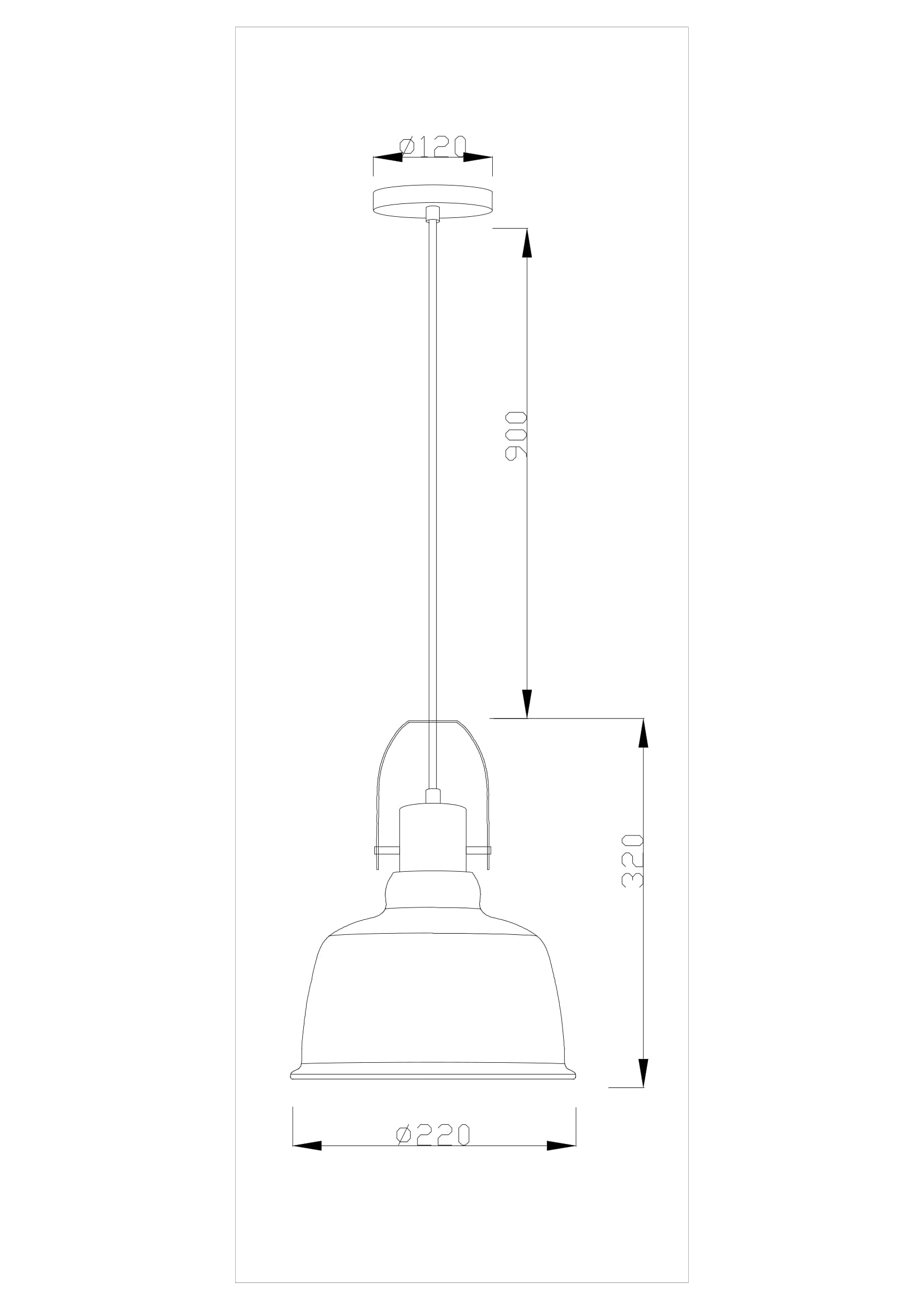 Подвесной светильник V1440-1P Felex