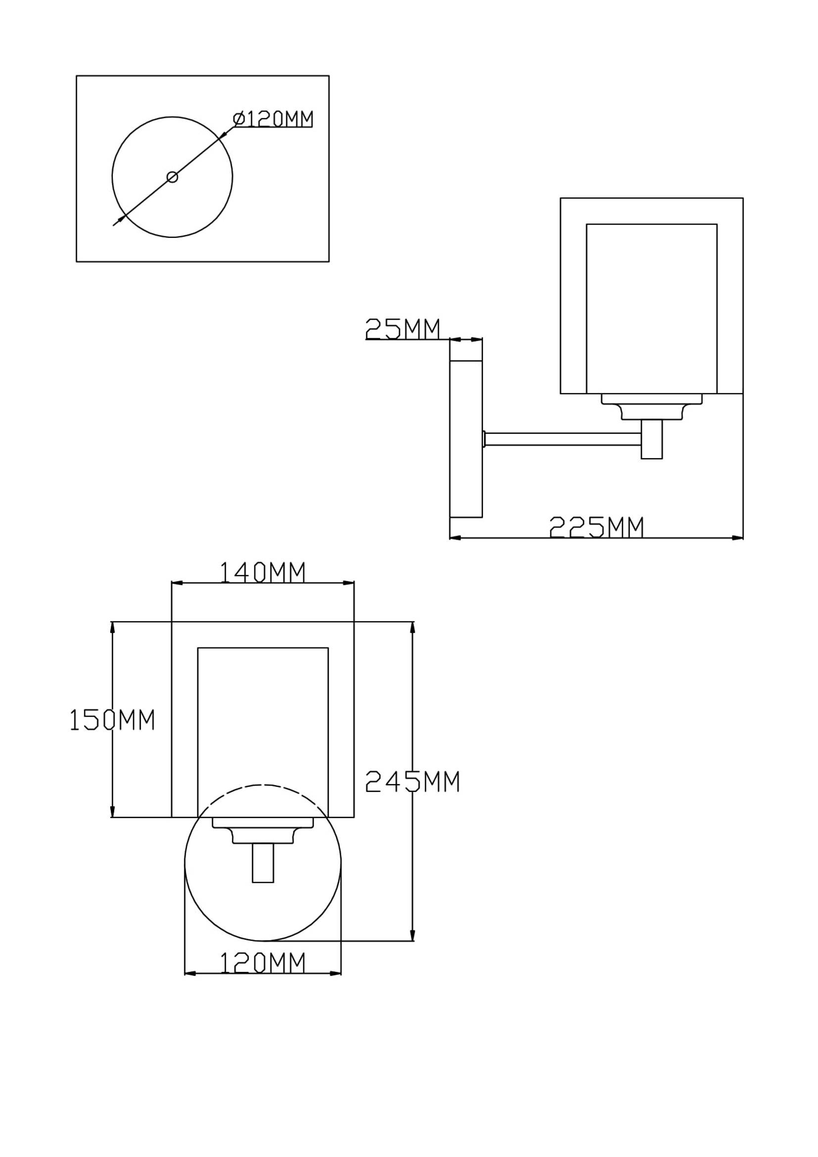 Бра V2520-1W Maximilian