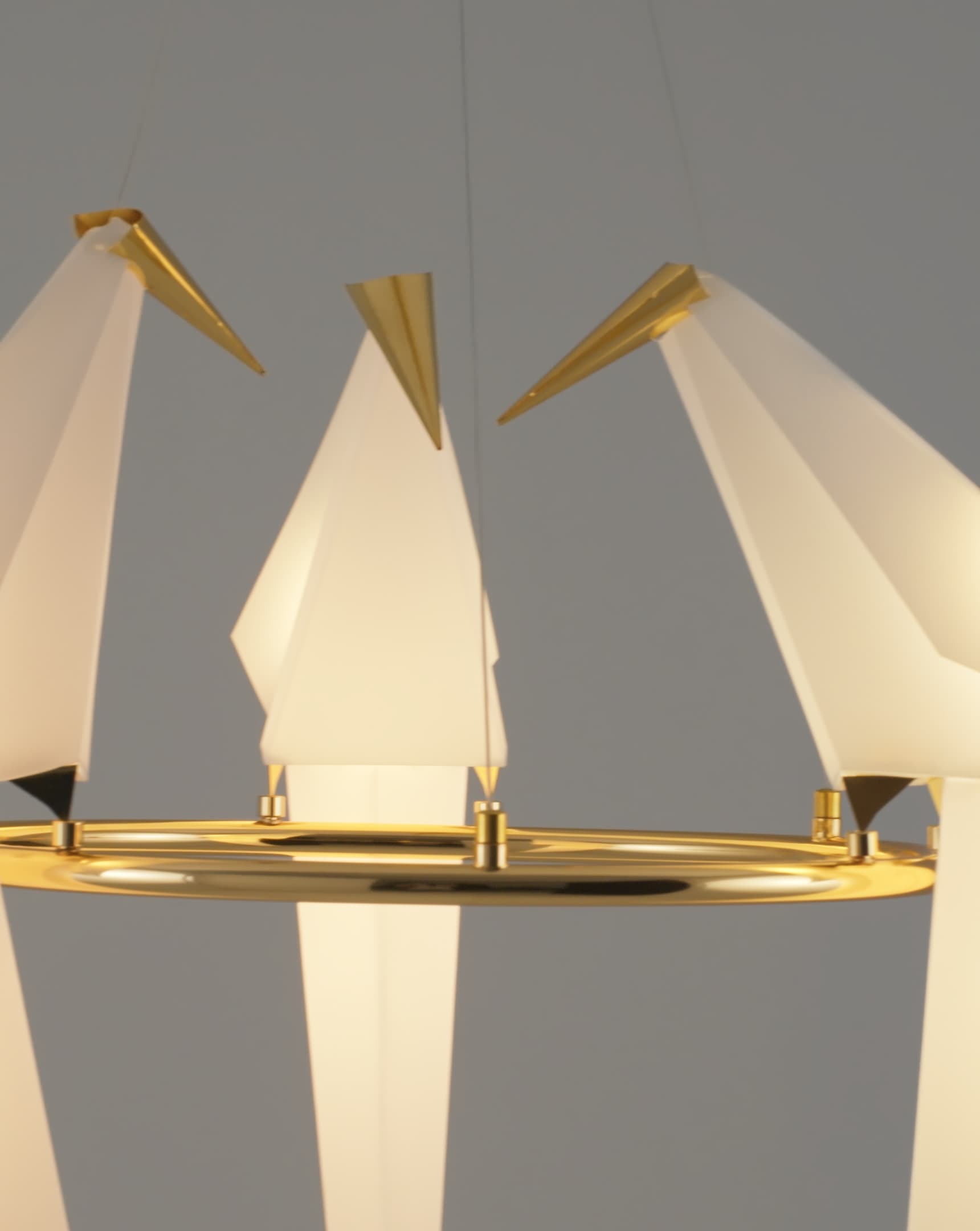 Подвесной светодиодный светильник V3071-3PL origami Birds 3*LED*6W