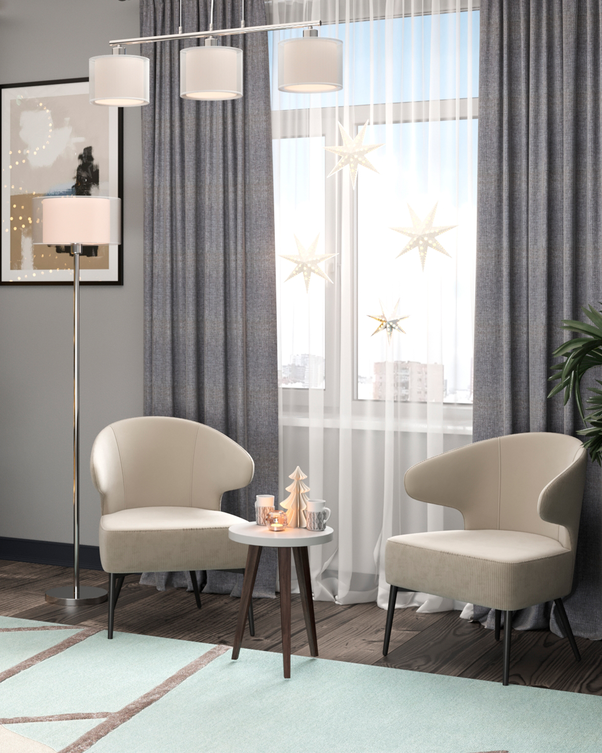Люстра подвесная V10496-3P Room