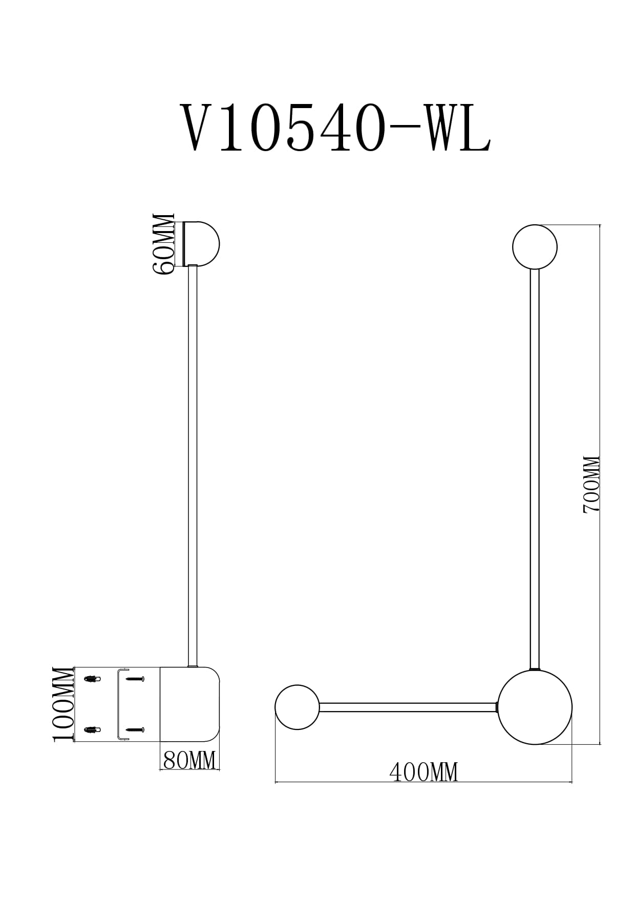 Светильник настенный светодиодный V10540-WL Provo