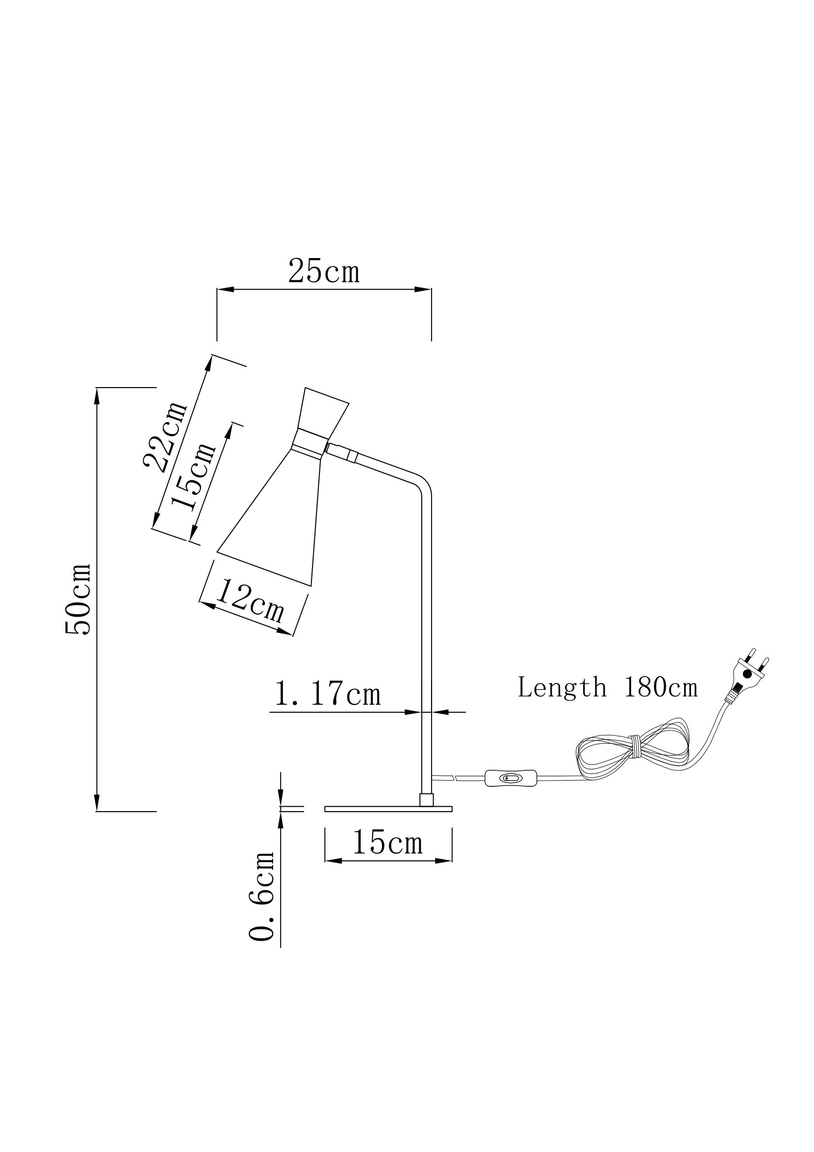 Лампа настольная V10996-T Page
