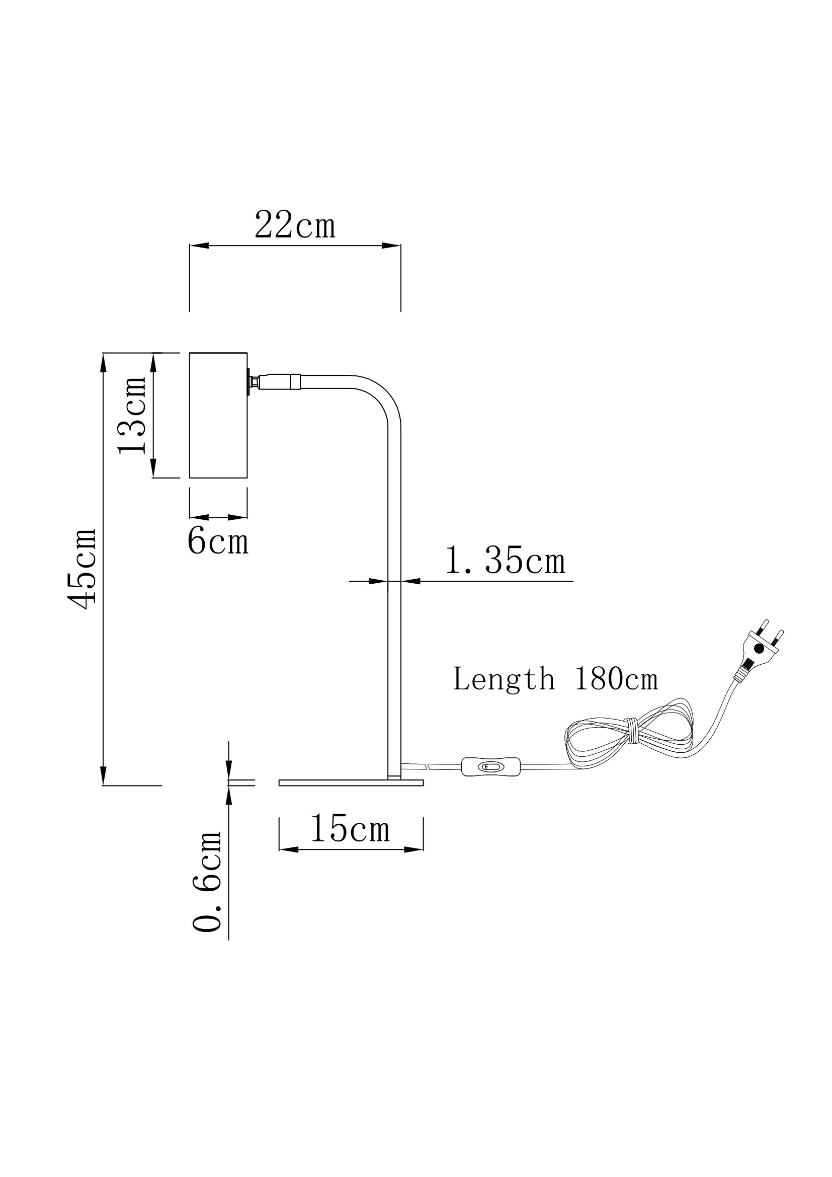 Лампа настольная V11002-TL Fine