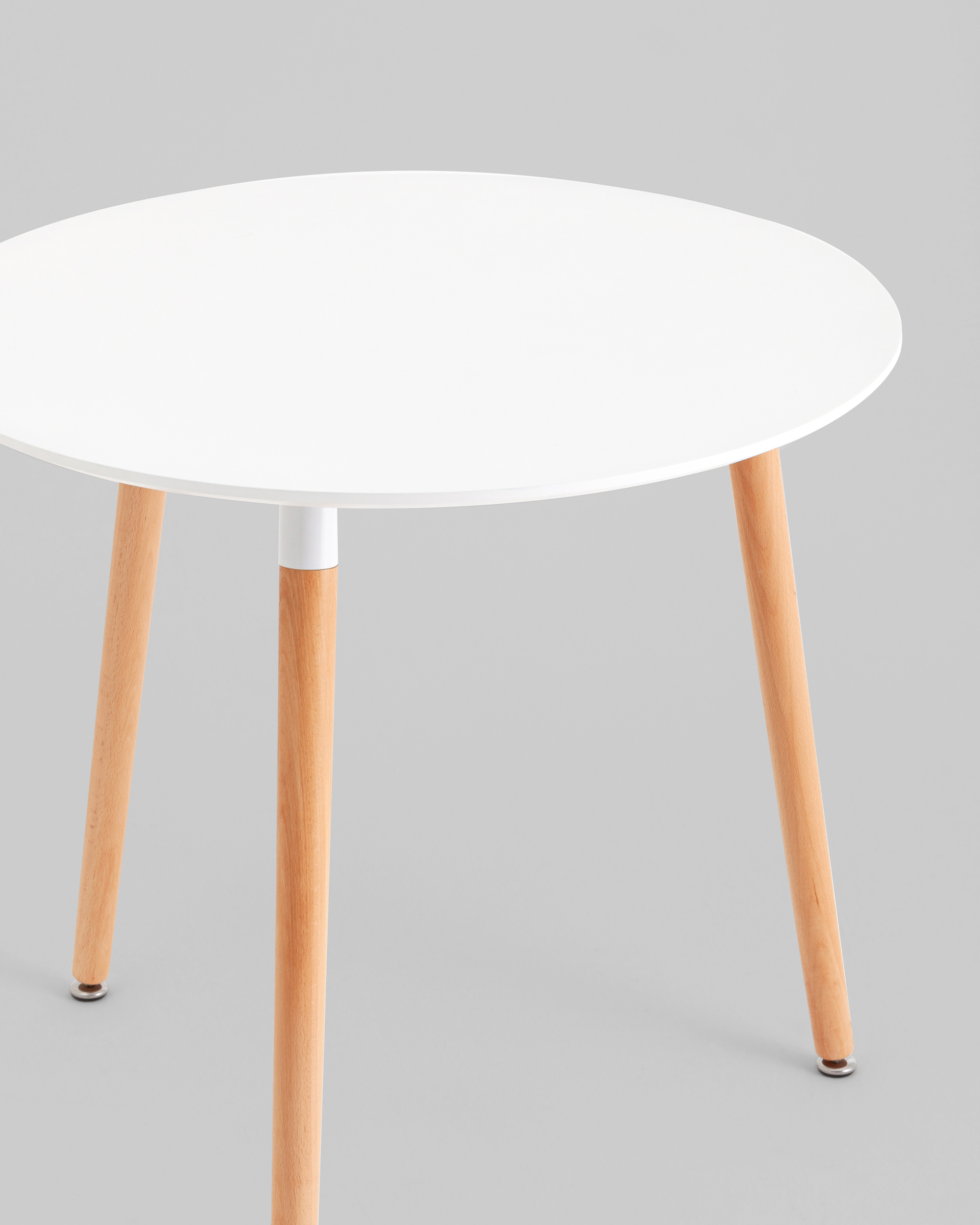 Стол круглый EAMES DST NEW D80 белый