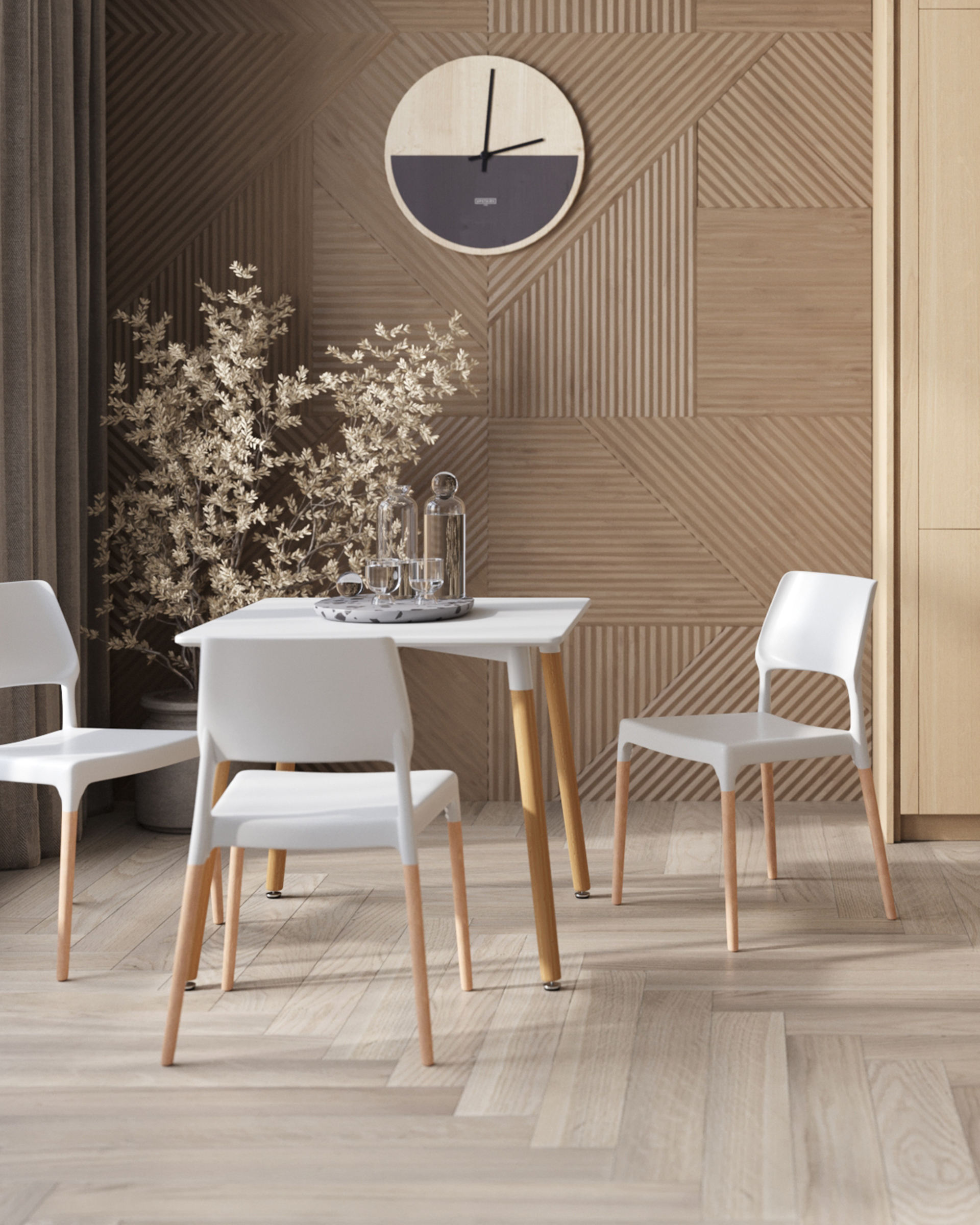Стол Oslo Square 80х80 см белый