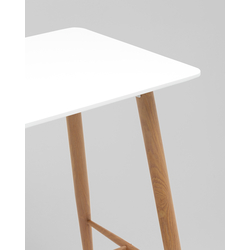 Стол барный Eames NEW DSW 120*60*106 белый