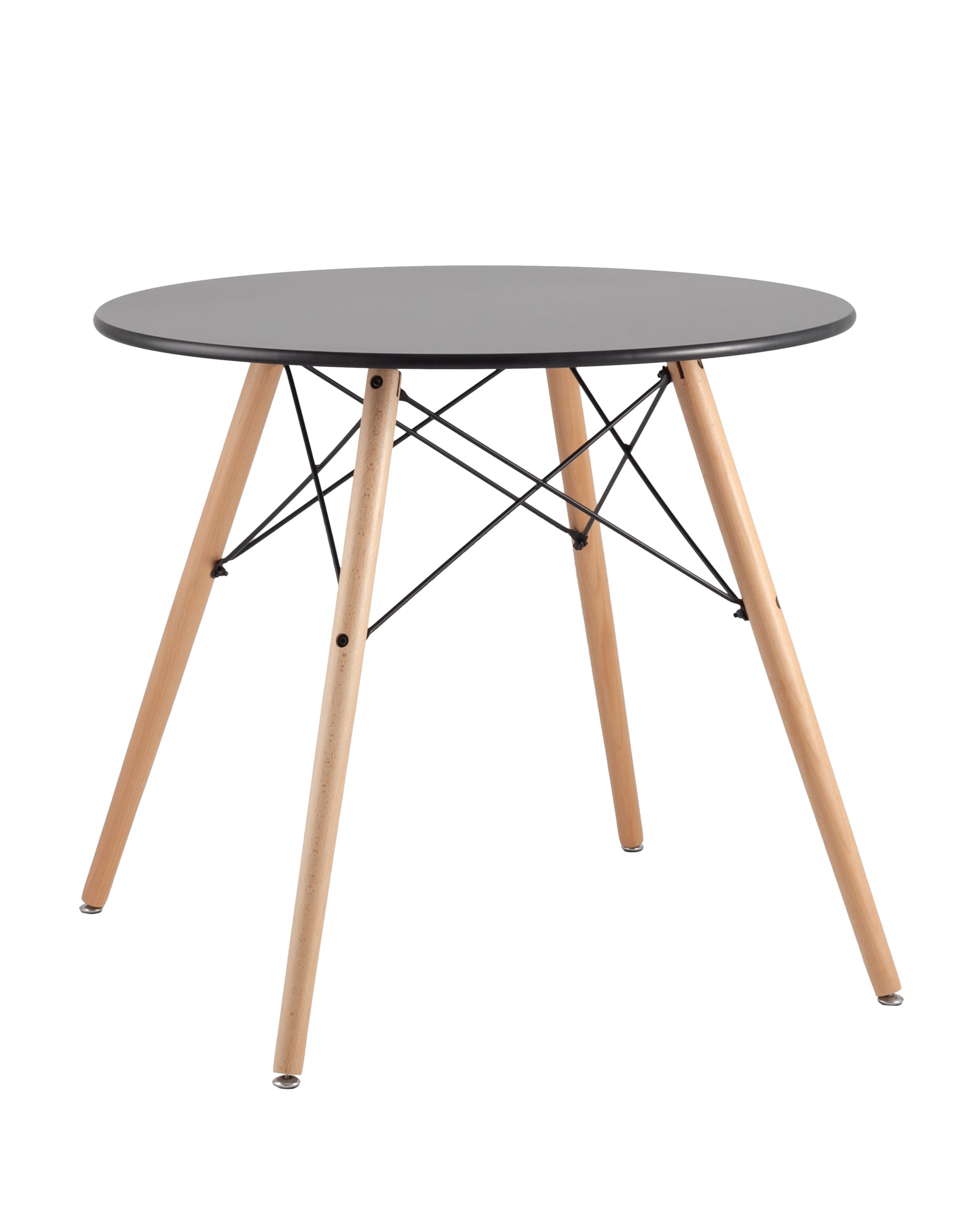 Стол круглый EAMES DSW NEW D=80 черный