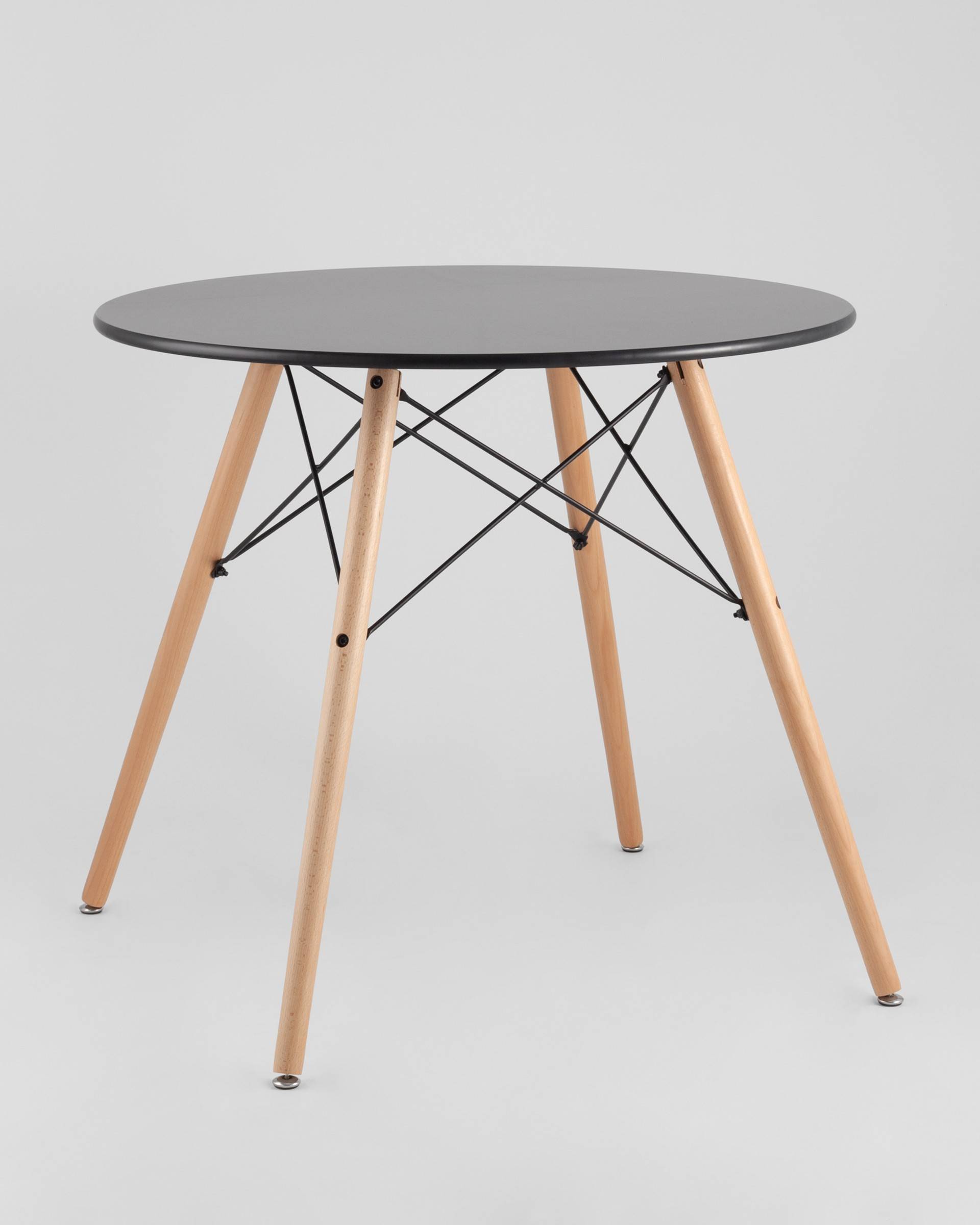Стол круглый EAMES DSW NEW D=80 черный