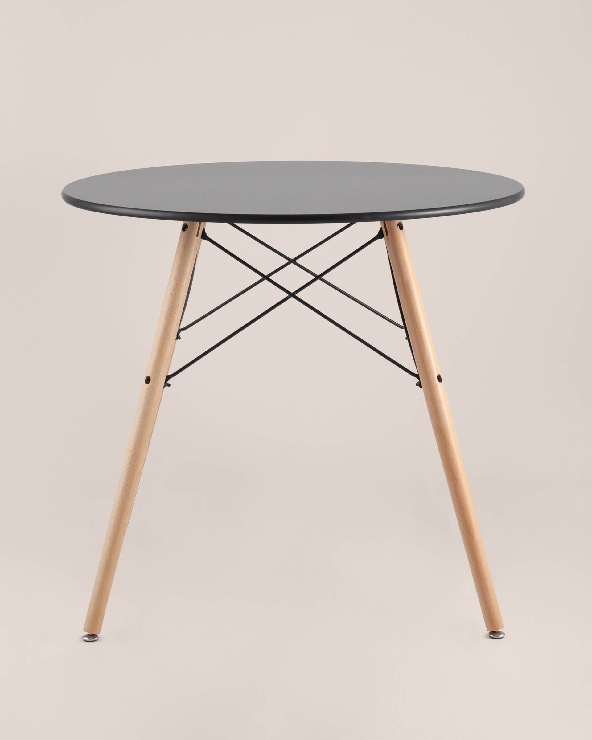 Стол круглый EAMES DSW NEW D=80 черный