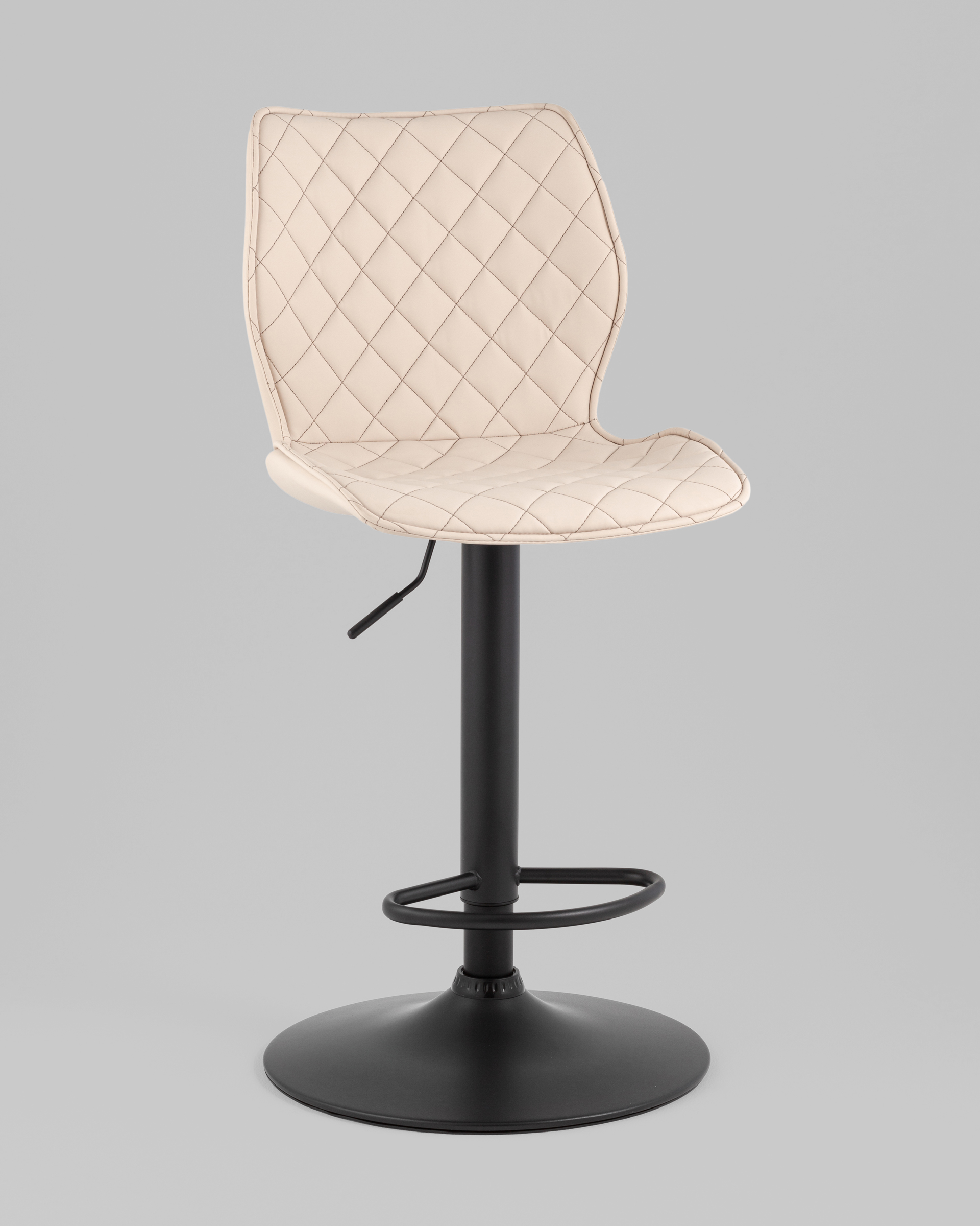 Стул барный Dome экокожа светло-серый 2 шт