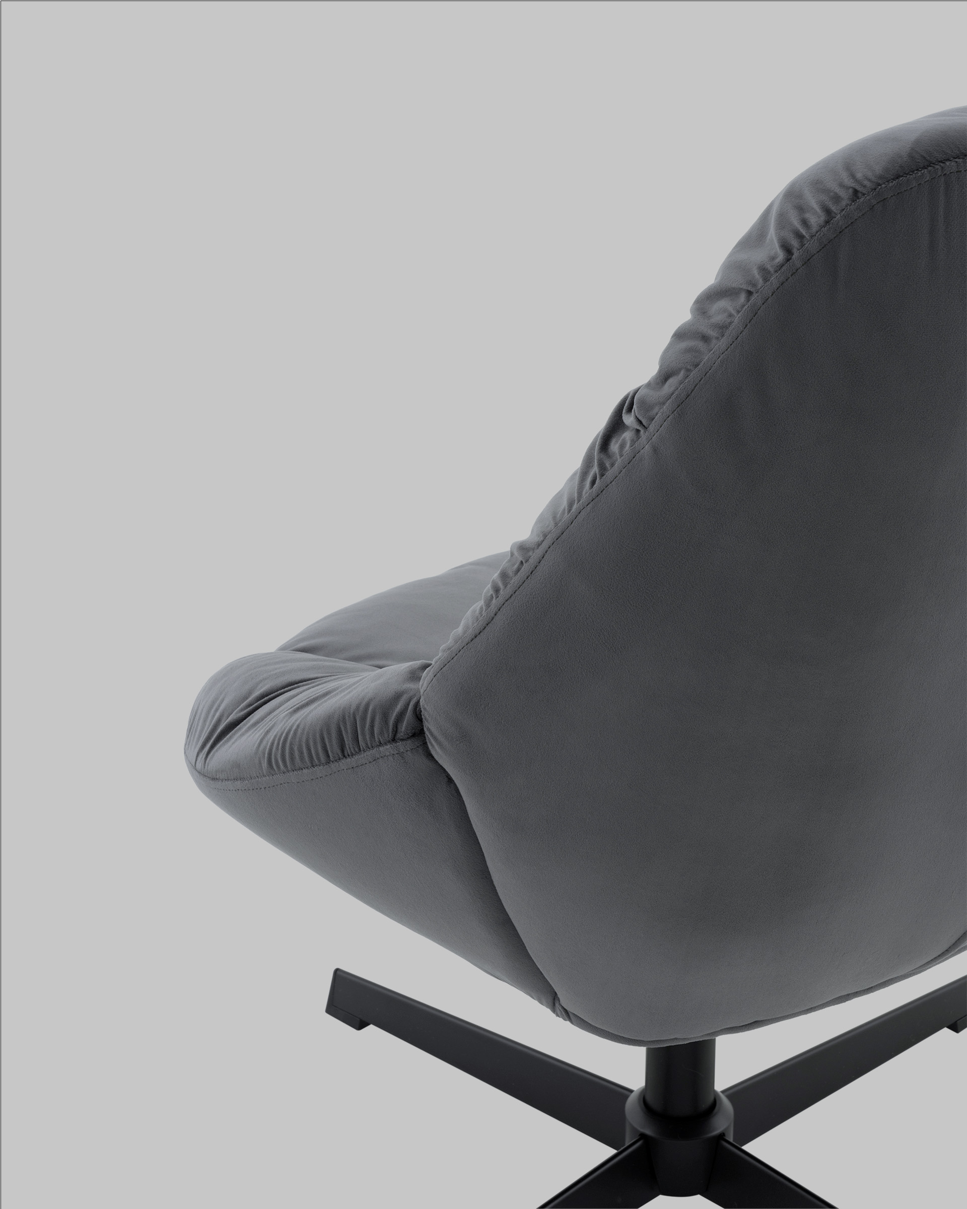 Кресло Оррелл серый