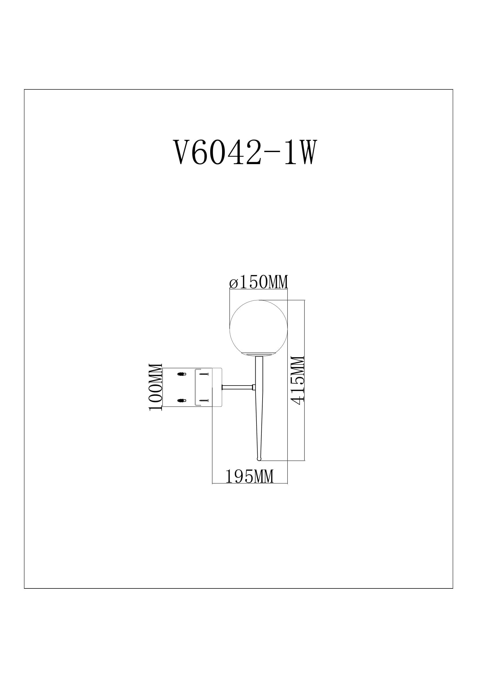 Светильник настенный V11561-1W Scrumbel