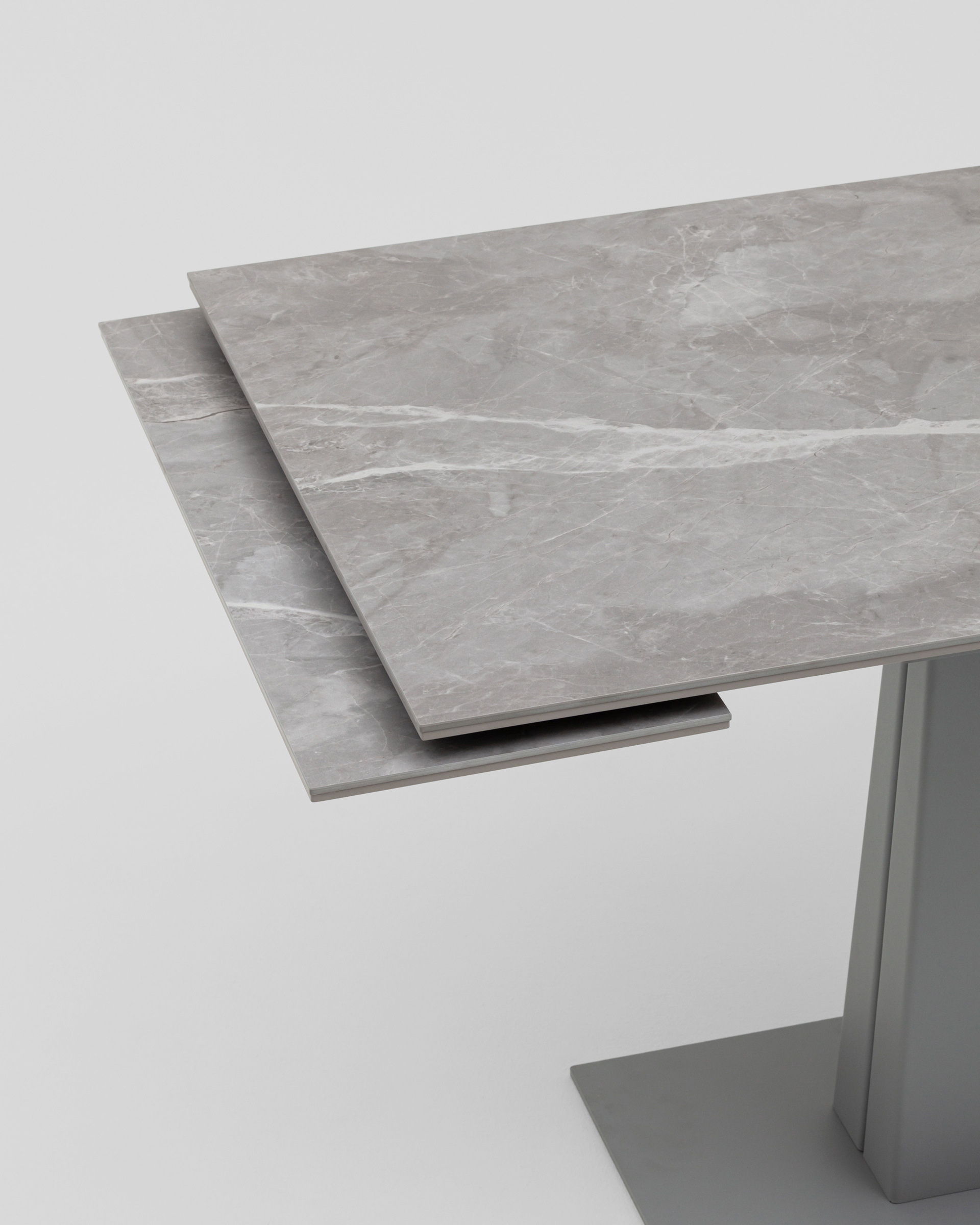 Стол Арнон 120-180/80/76 см керамика Larka grey
