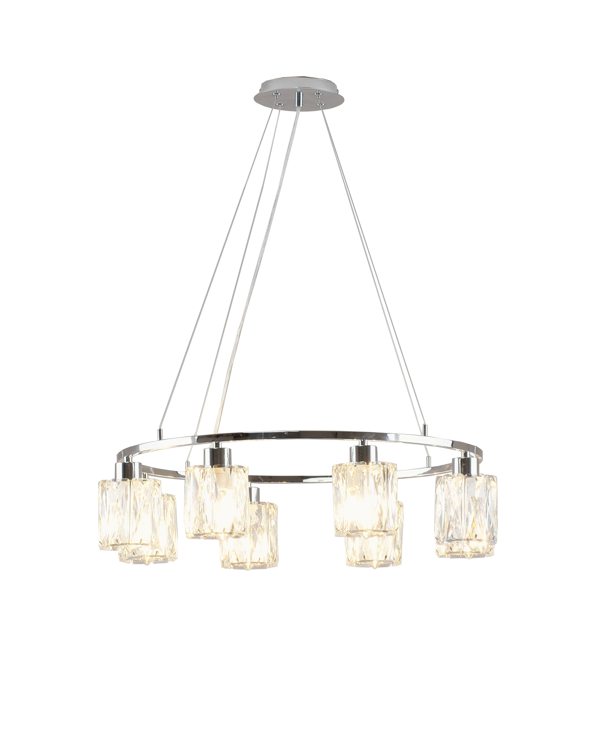 Люстра подвесная V11708-8P Prismique