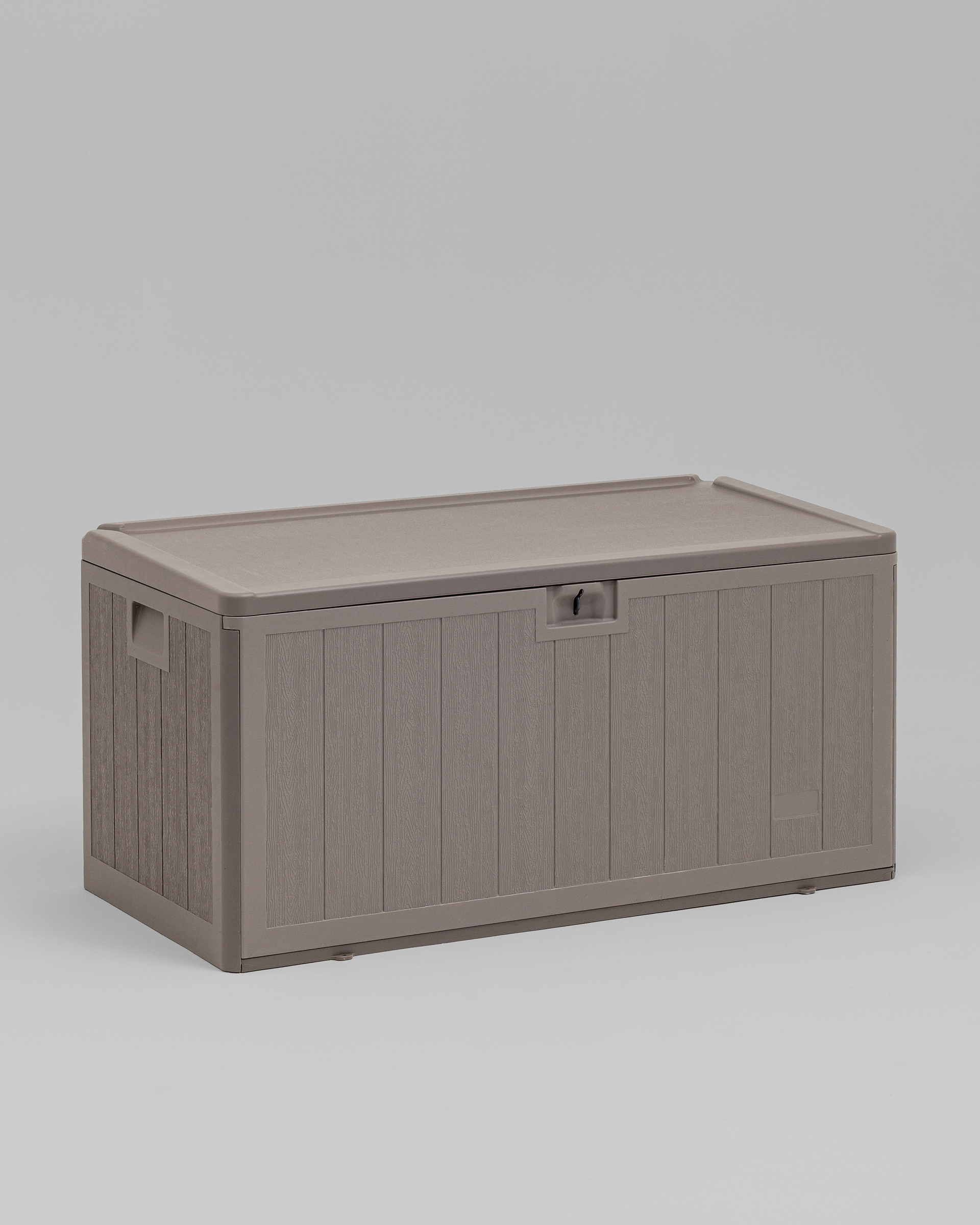 Стол-сундук пластик серый 110*55 см 276л