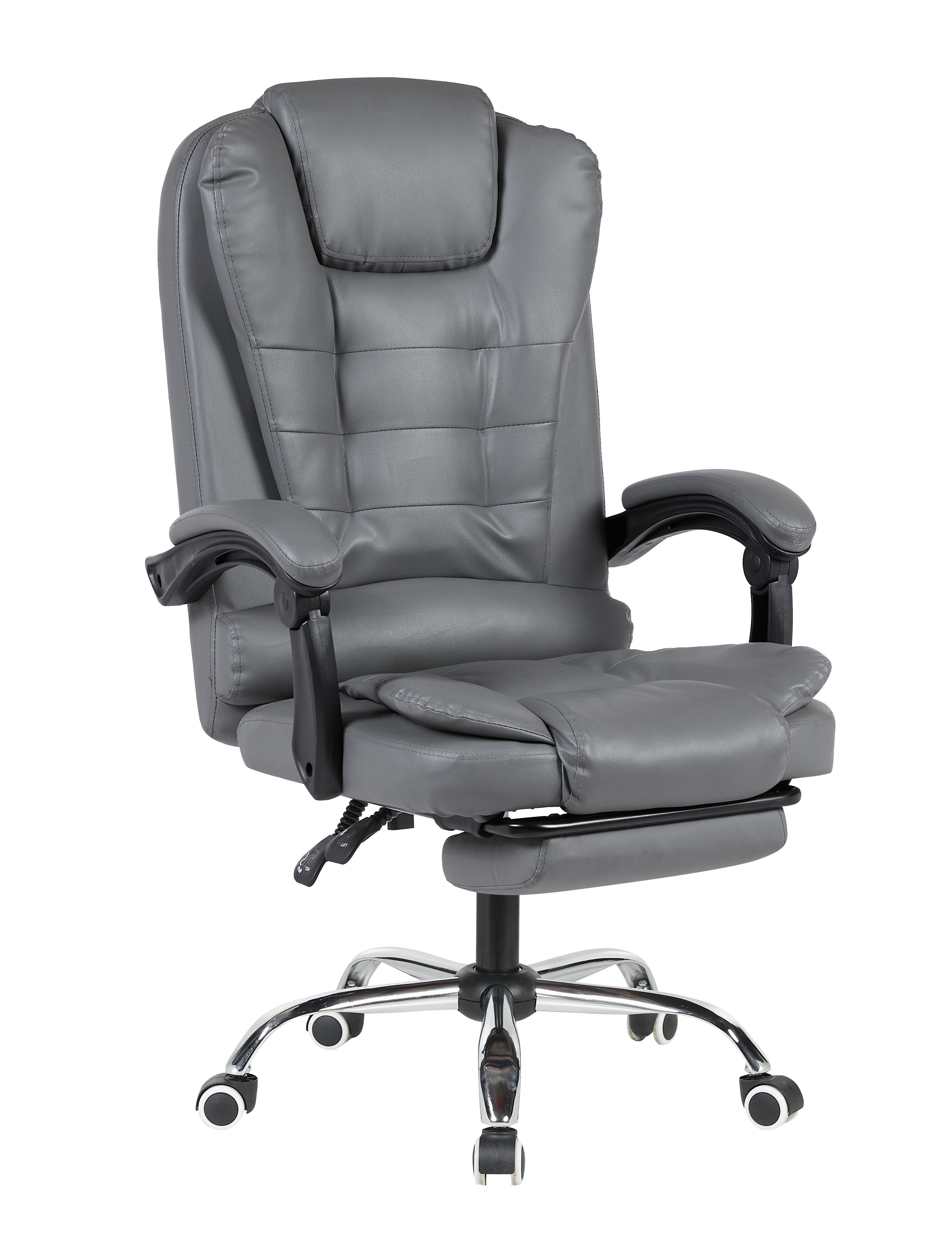 Кресло руководителя TopChairs President NEW серое