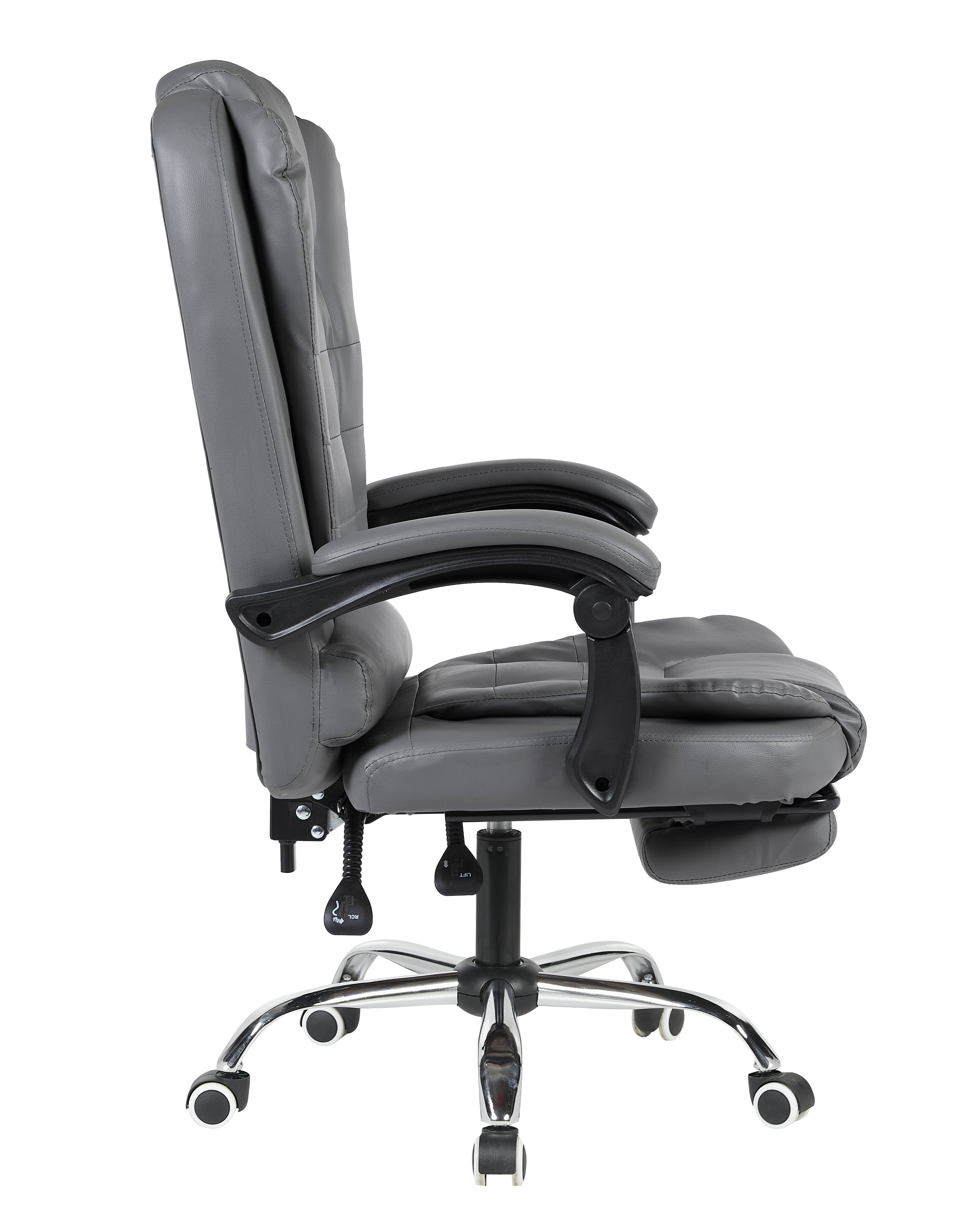 Кресло руководителя TopChairs President NEW серое