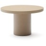 Aiguablava Журнальный столик бежевый цементный Ø120 см