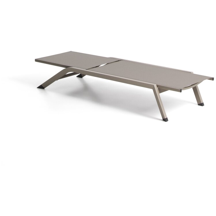 Шезлонг Capraia из бежевого алюминия