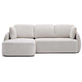 Laira 3-местный диван-кровать из шенилла с шезлонгом слева цвет экрю 246 см