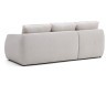 Laira 3-местный диван-кровать из шенилла с шезлонгом слева цвет экрю 246 см