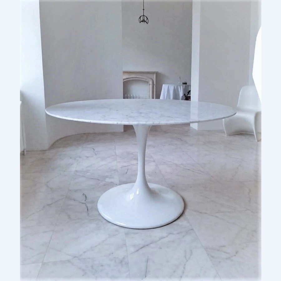 Стол обеденный белый Tulip Marble