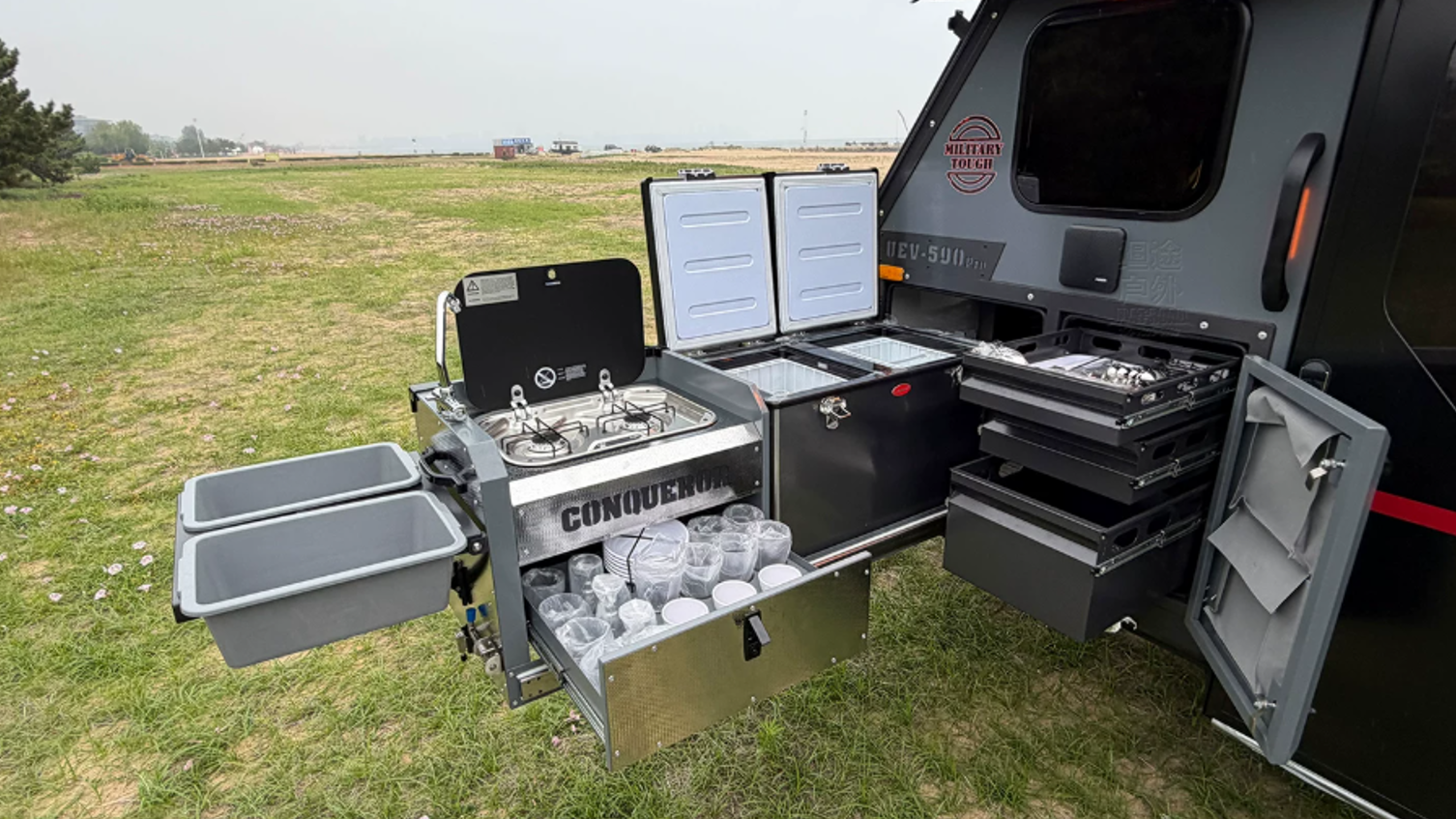 Внедорожный жилой прицеп Conqueror UEV590pro