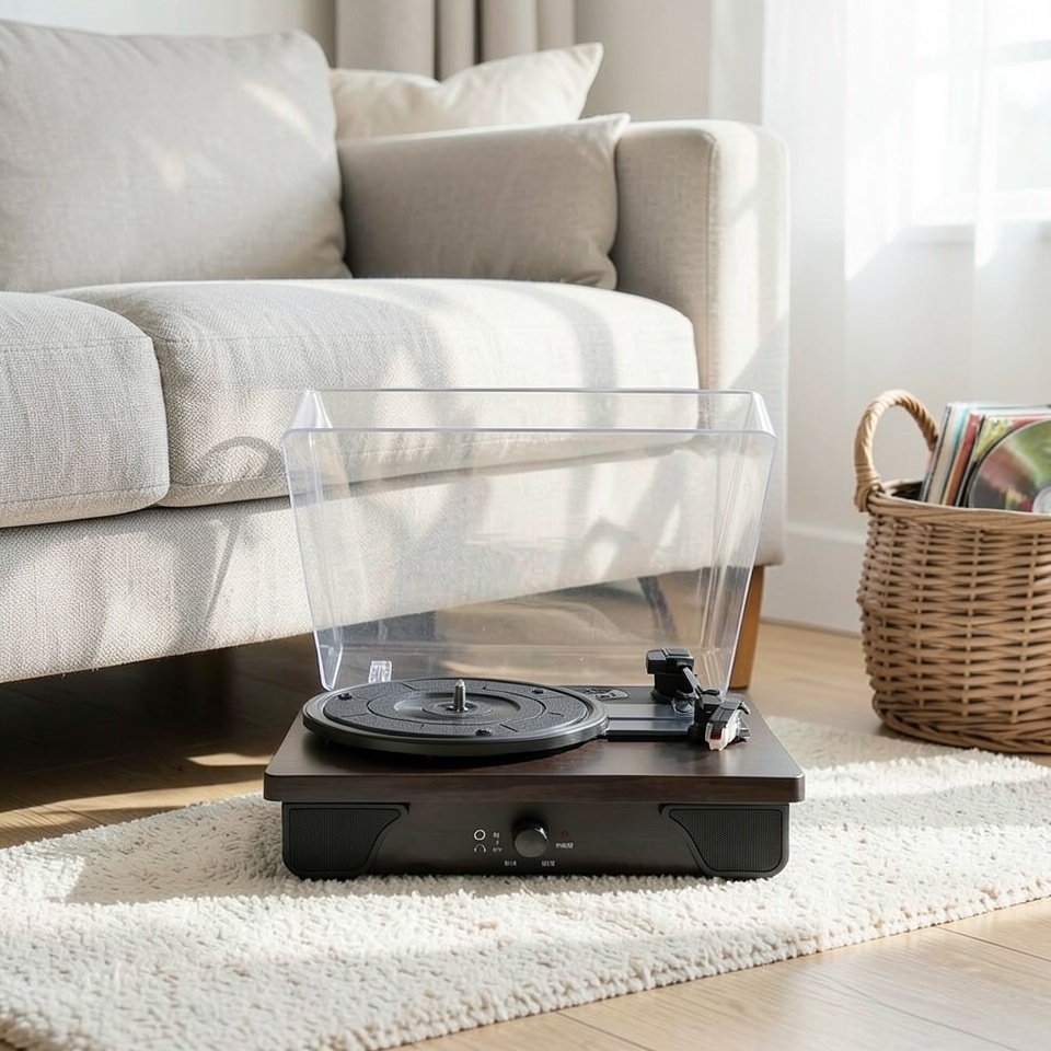 Виниловый проигрыватель YEARS STAY SPOT T03L коричневое дерево США