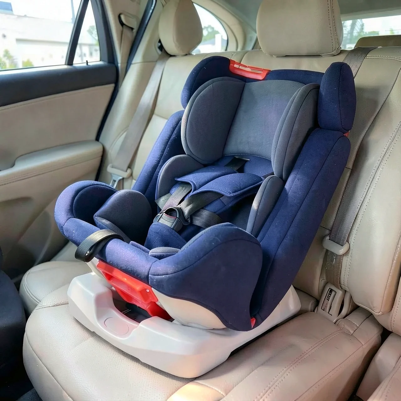 Автокресло Kim Ke Baby синее ISOFIX