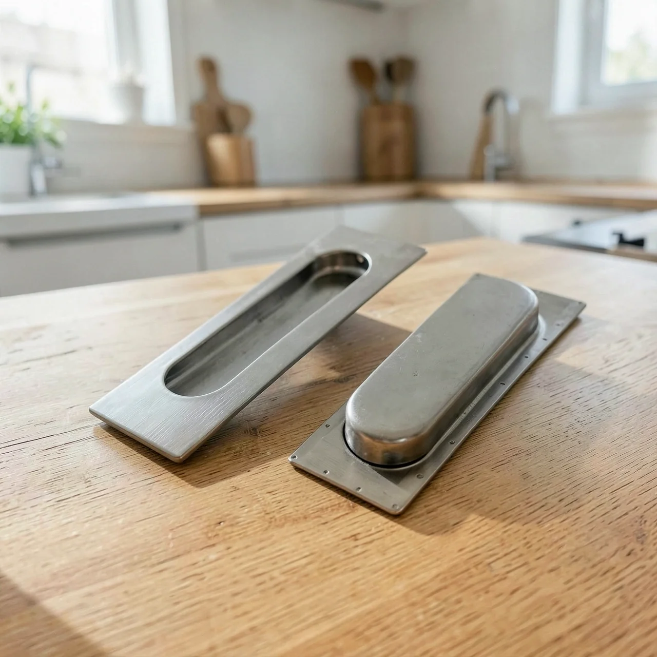 Мебельная ручка Heart Home накладная квадратная черная