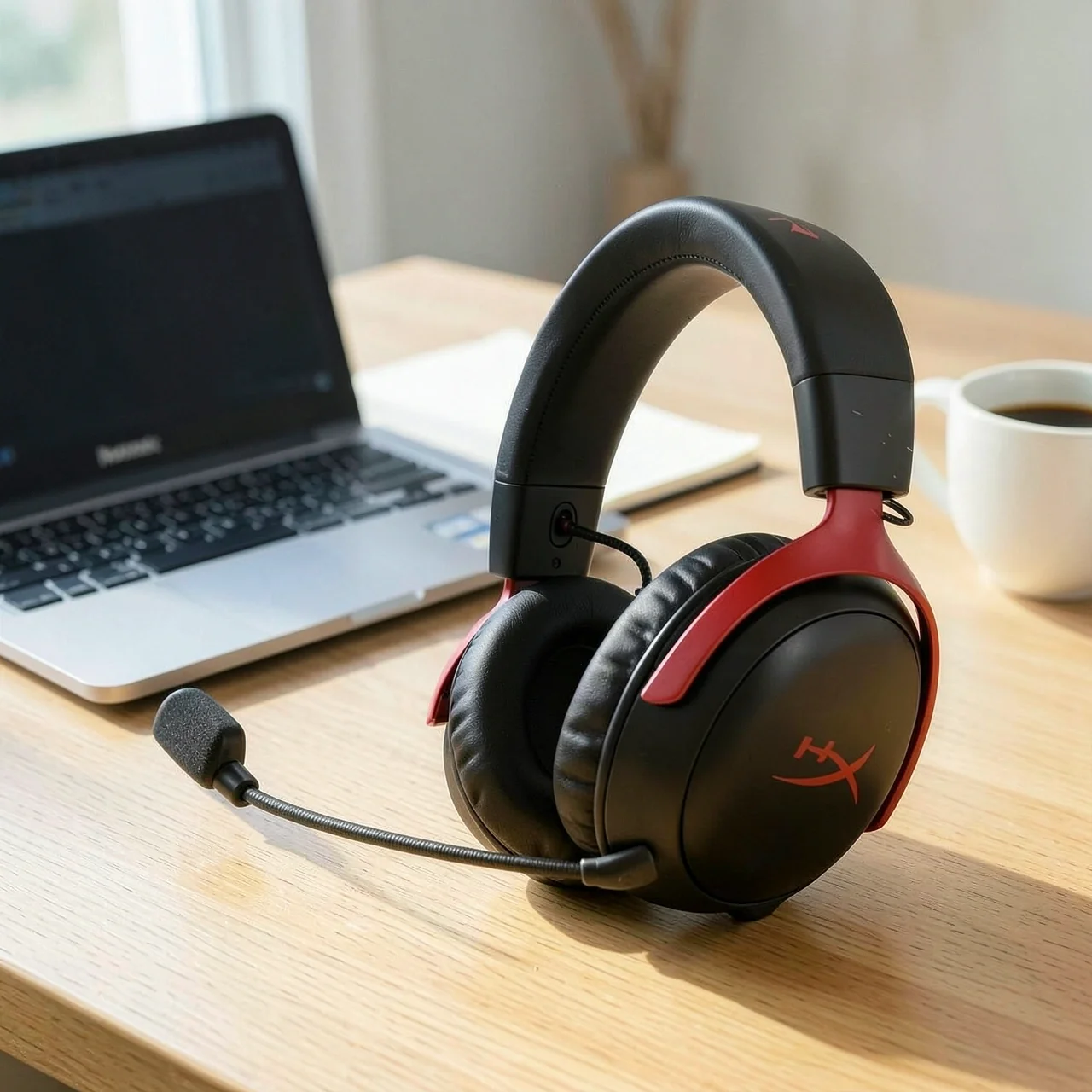 Игровые наушники HyperX Cloud Hurricane 2 проводные черно-красные