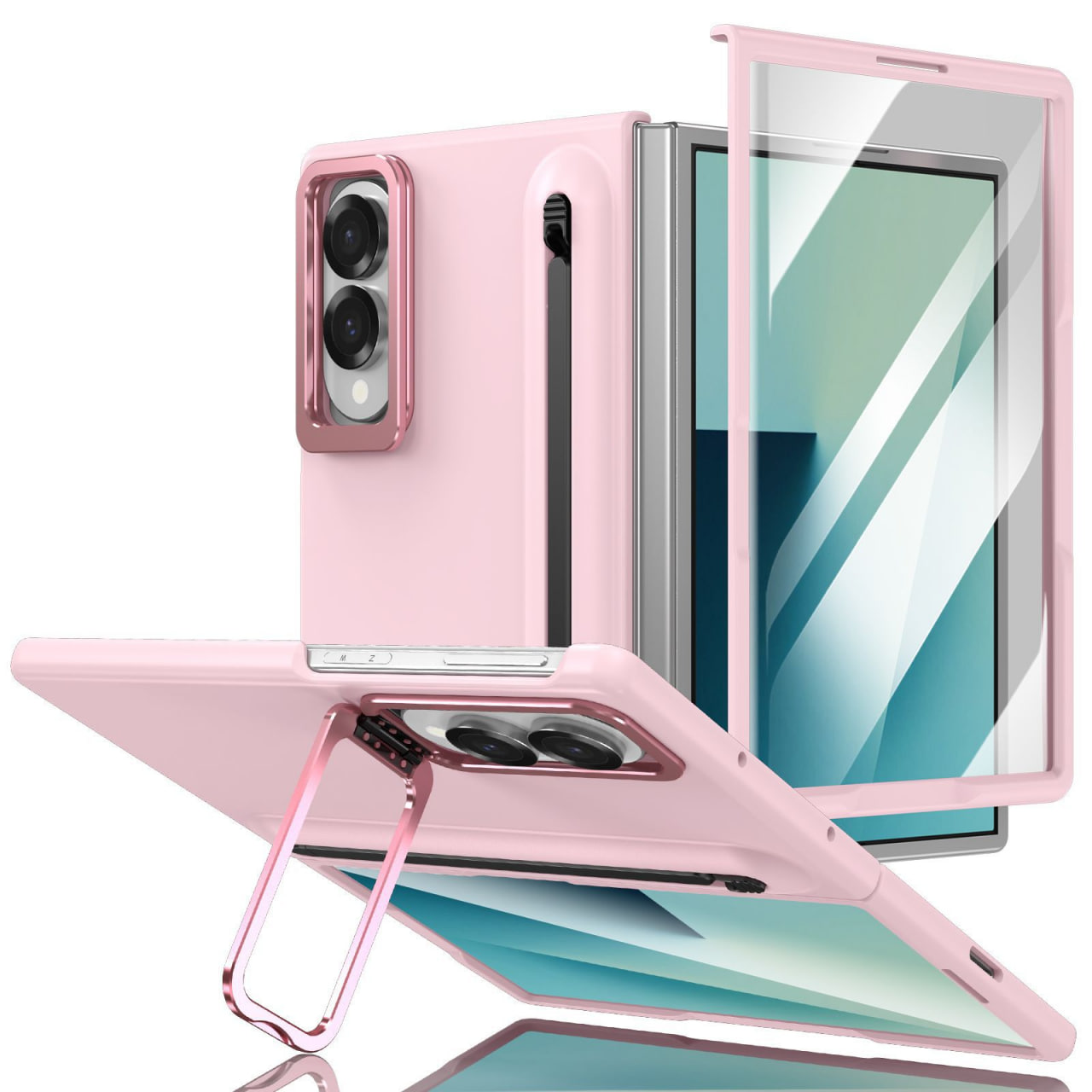 Чехол Neutral для Samsung Galaxy Z Fold 6 розовый