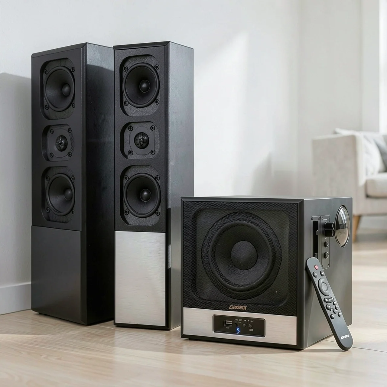 Акустическая система Sansui черная модернизированная
