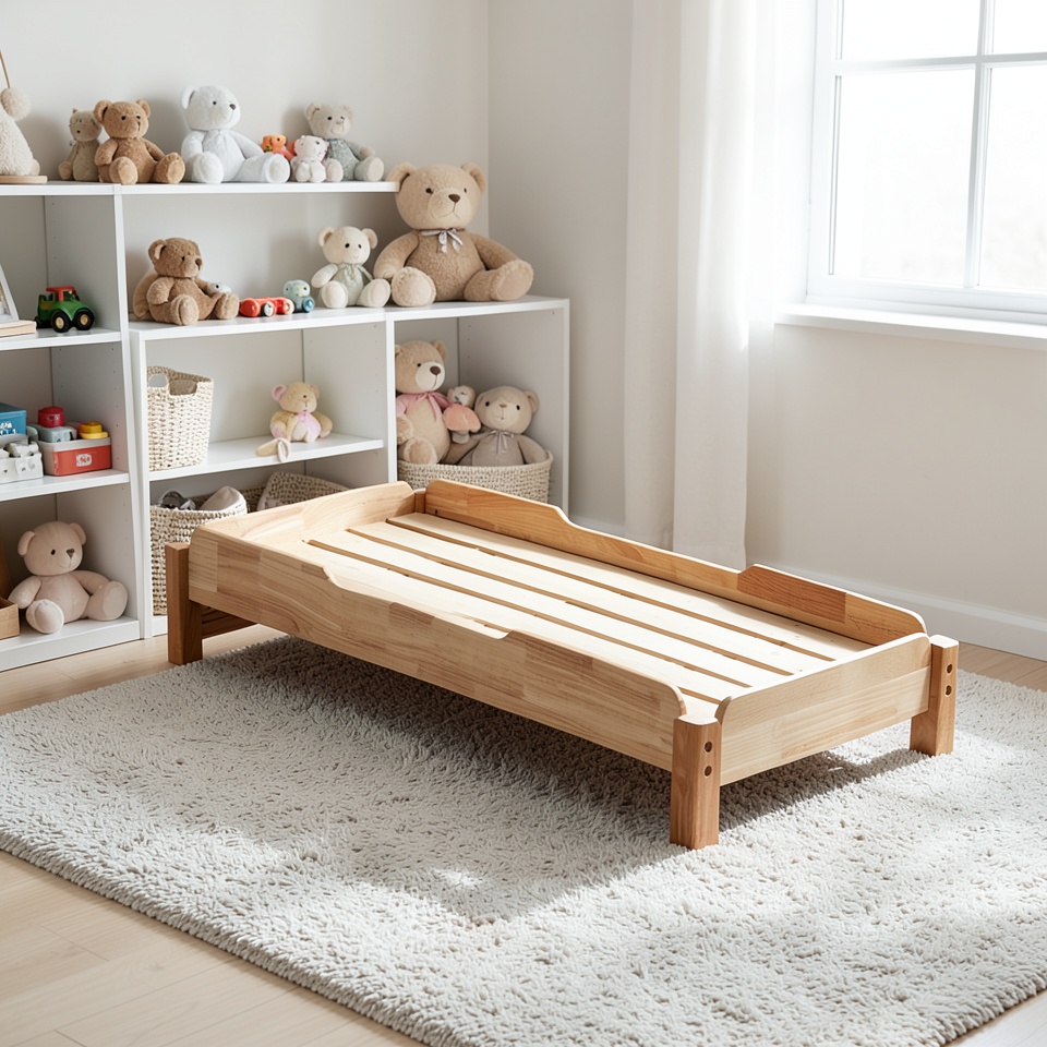 Кроватка детская 138x60x20см натуральная резина