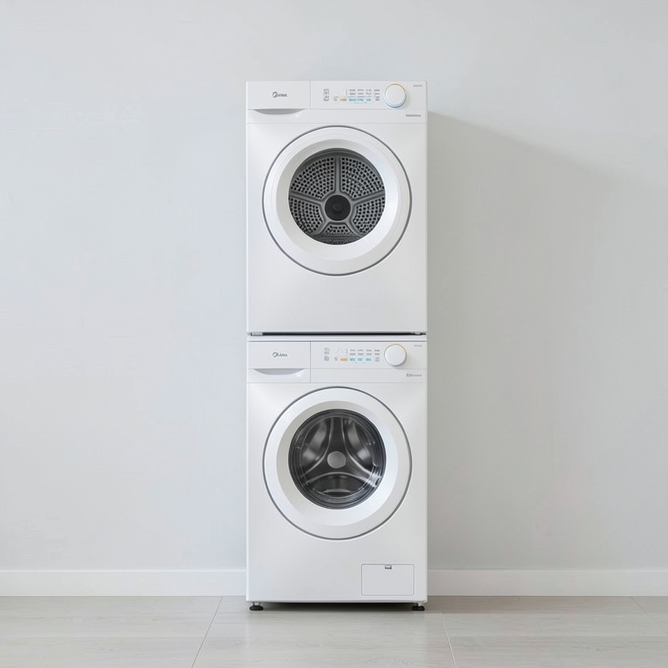 Комплект стиральной и сушильной машины Midea MG100V11FPRO + MH100V11F с тепловым насосом