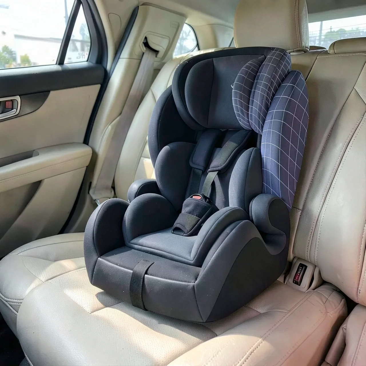 Автокресло Bettil 706B черно-серое ISOFIX