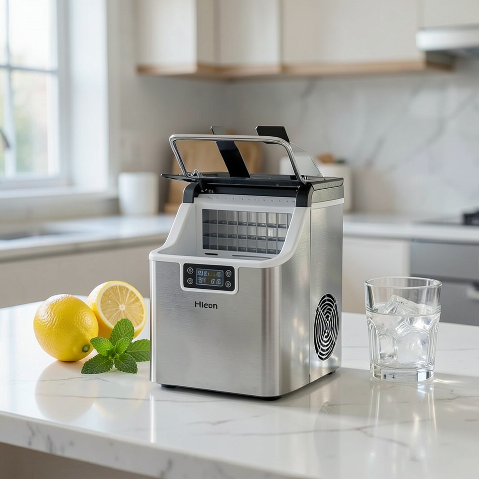 Льдогенератор бытовой Hicon Home Maker HZB-25AFS из нержавеющей стали