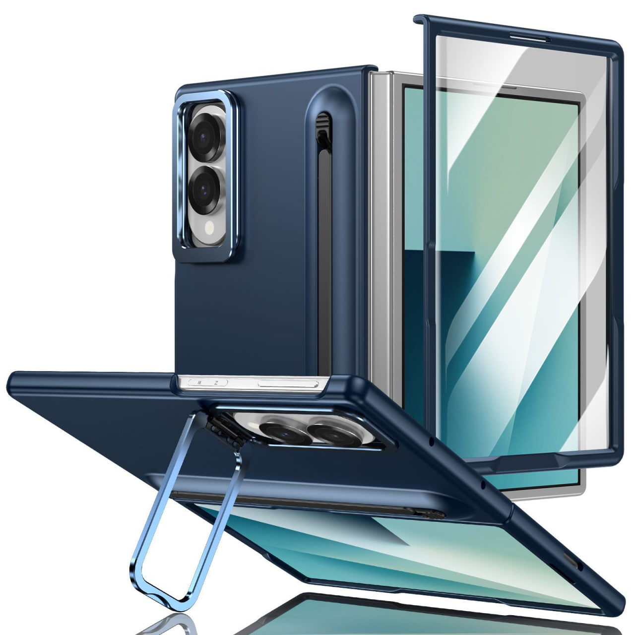 Чехол Neutral для Samsung Galaxy Z Fold 6 темно-синий