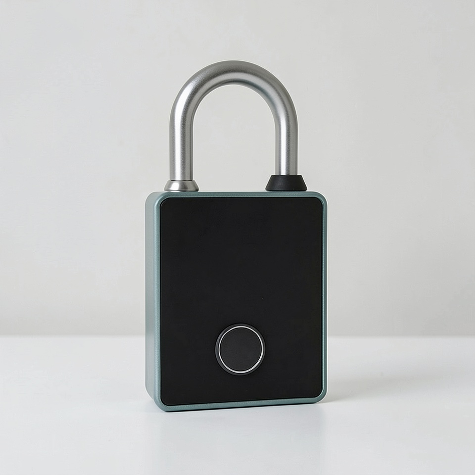 Миниатюрный навесной замок с отпечатком пальца, NFC, ключом, паролем JMX T55D (new), приложение Tuya