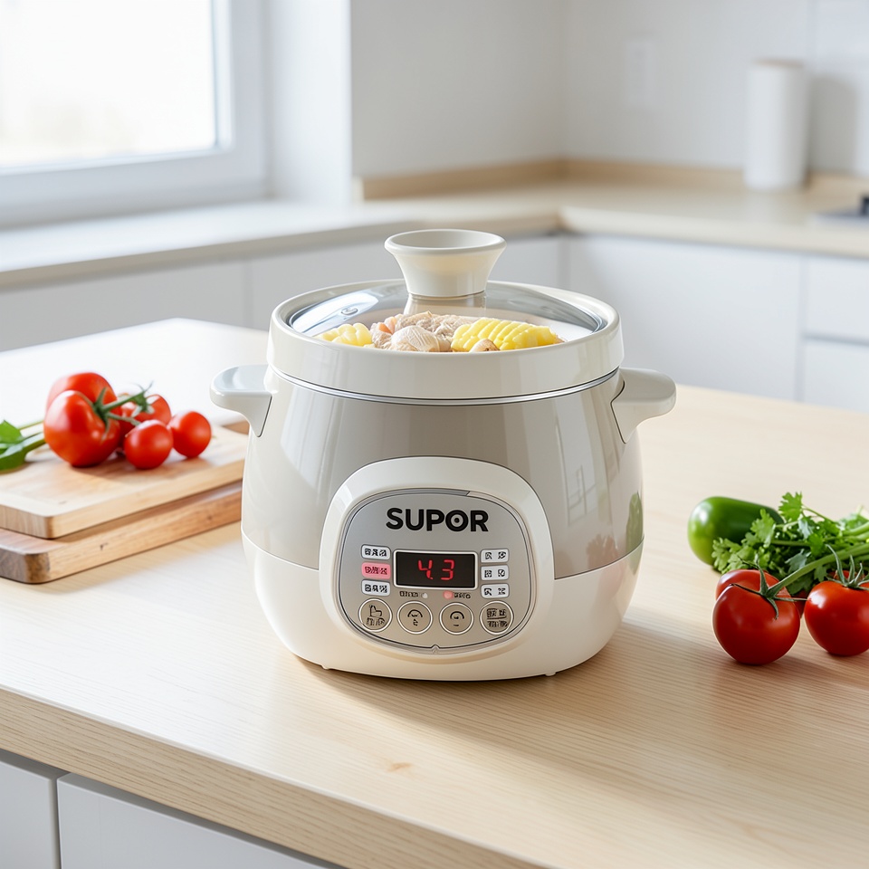 Электрический керамический炖锅 SUPOR DG15YC818, 1.5л