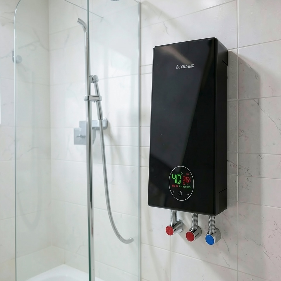 Водонагреватель Chigo KBR-Y75 черный 7500W полный комплект