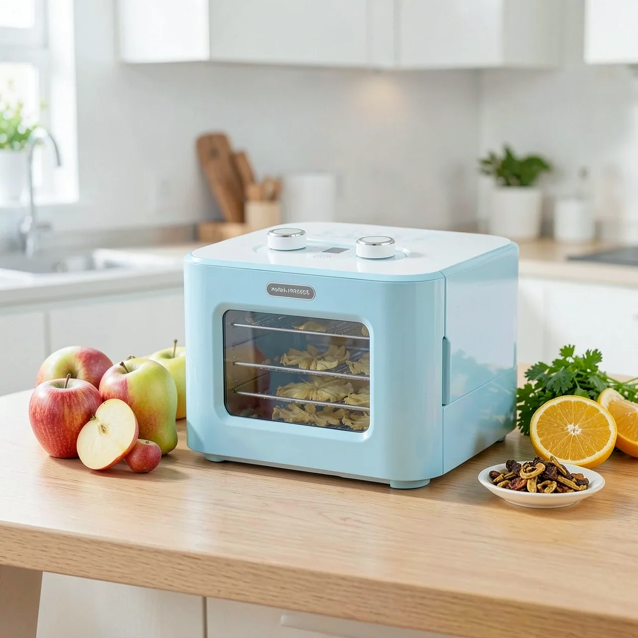 Сушилка для овощей Mofei MR6255 светло-голубая