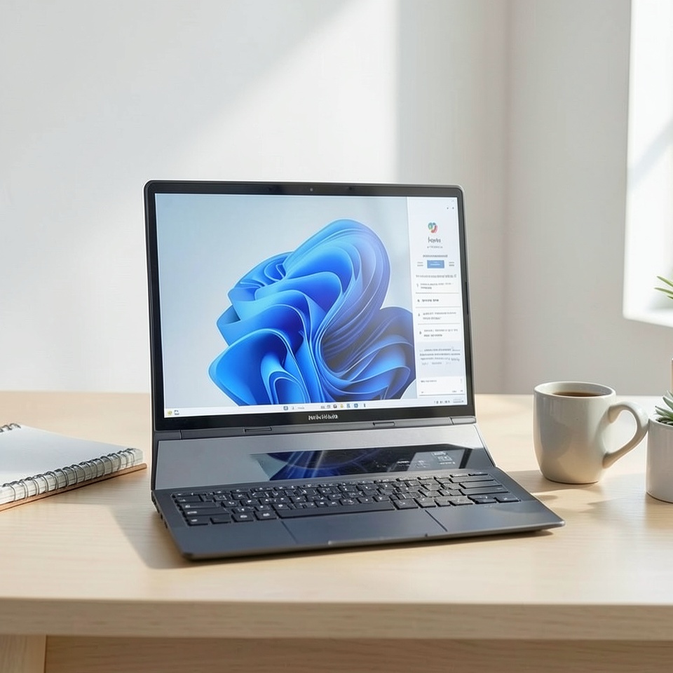 ASUS Zenbook 14 с двойным OLED-экраном
