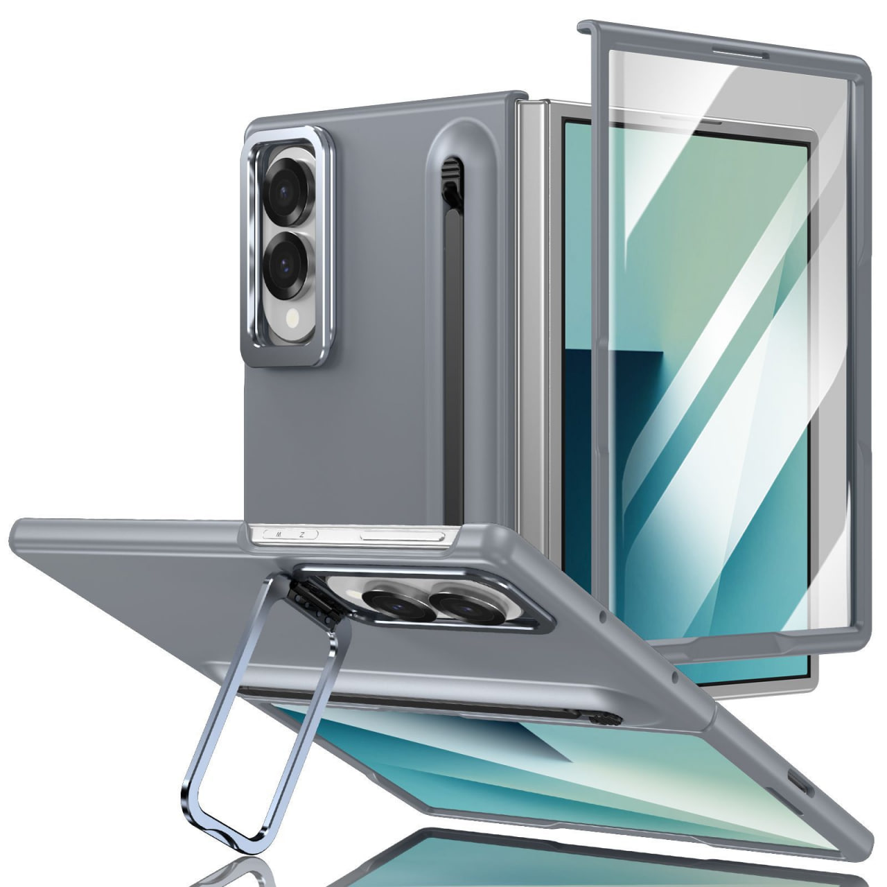 Чехол Neutral для Samsung Galaxy Z Fold 6 серый