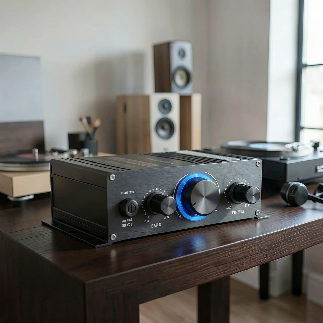 Усилитель HiFi Bluetooth AK-160BT с кабелем питания