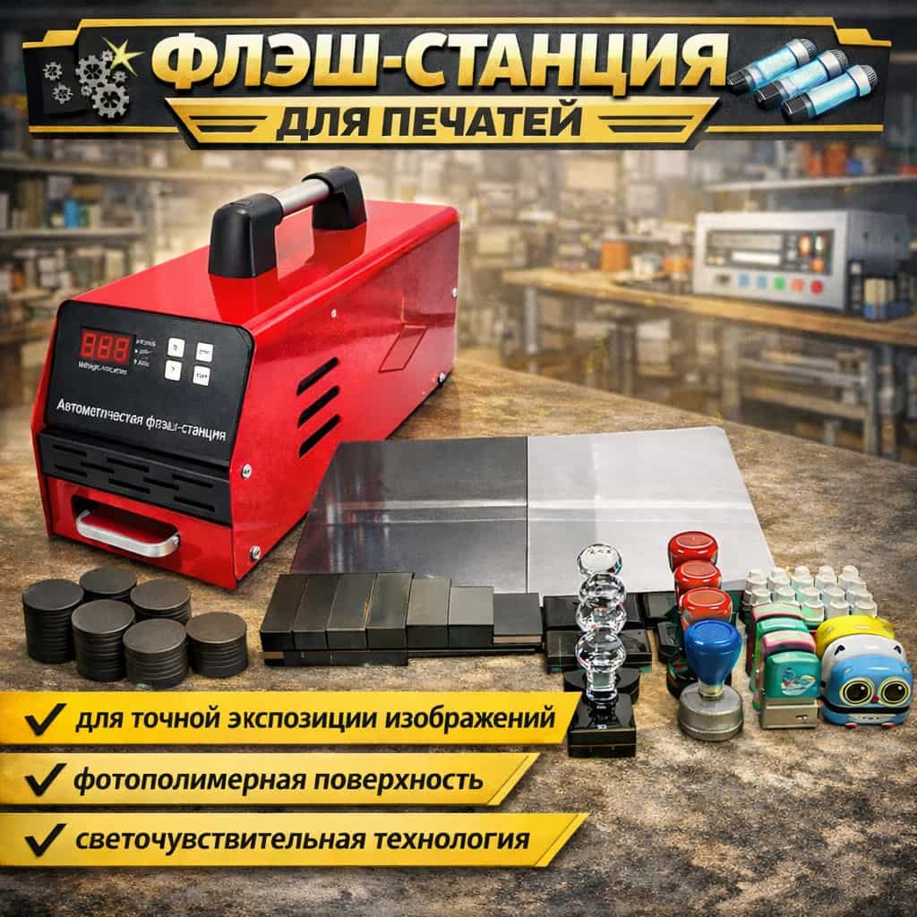 Автоматическая машина для изготовления флэш-штампов Yenseal (Riki)