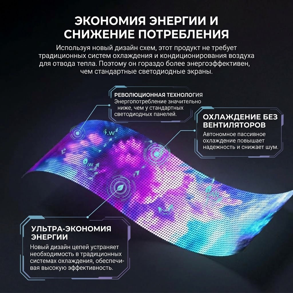Светодиодная LED-пленка Precision Shuttle JS-JTMP P8 1м.кв